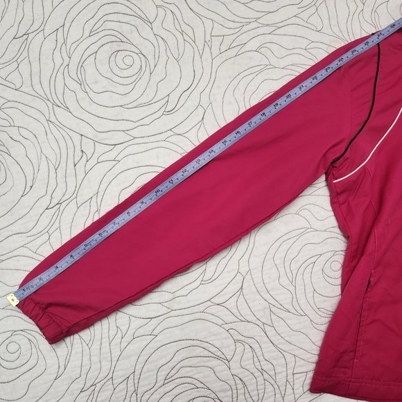 [S] Pink Zip Up Reebok Windbreaker Jacket - Picture 7 of 7